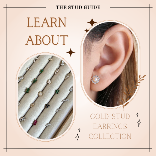 gold-stud-earrings-for-woman