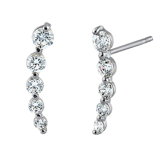 14k-white-gold-CZ-curved-bar-cartilage-earring