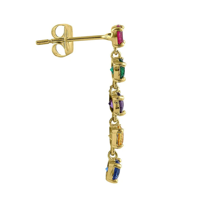 14k-gold-rainbow-drop-CZ-earrings-sapphire-jewelry