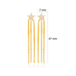 star-triple-chain-long-stud-earrings-dimensions 