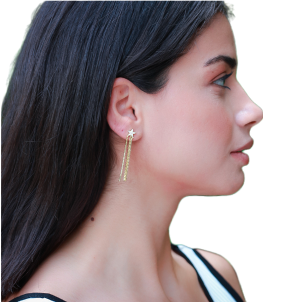 star-triple-chain-long-stud-earrings-sapphiresk