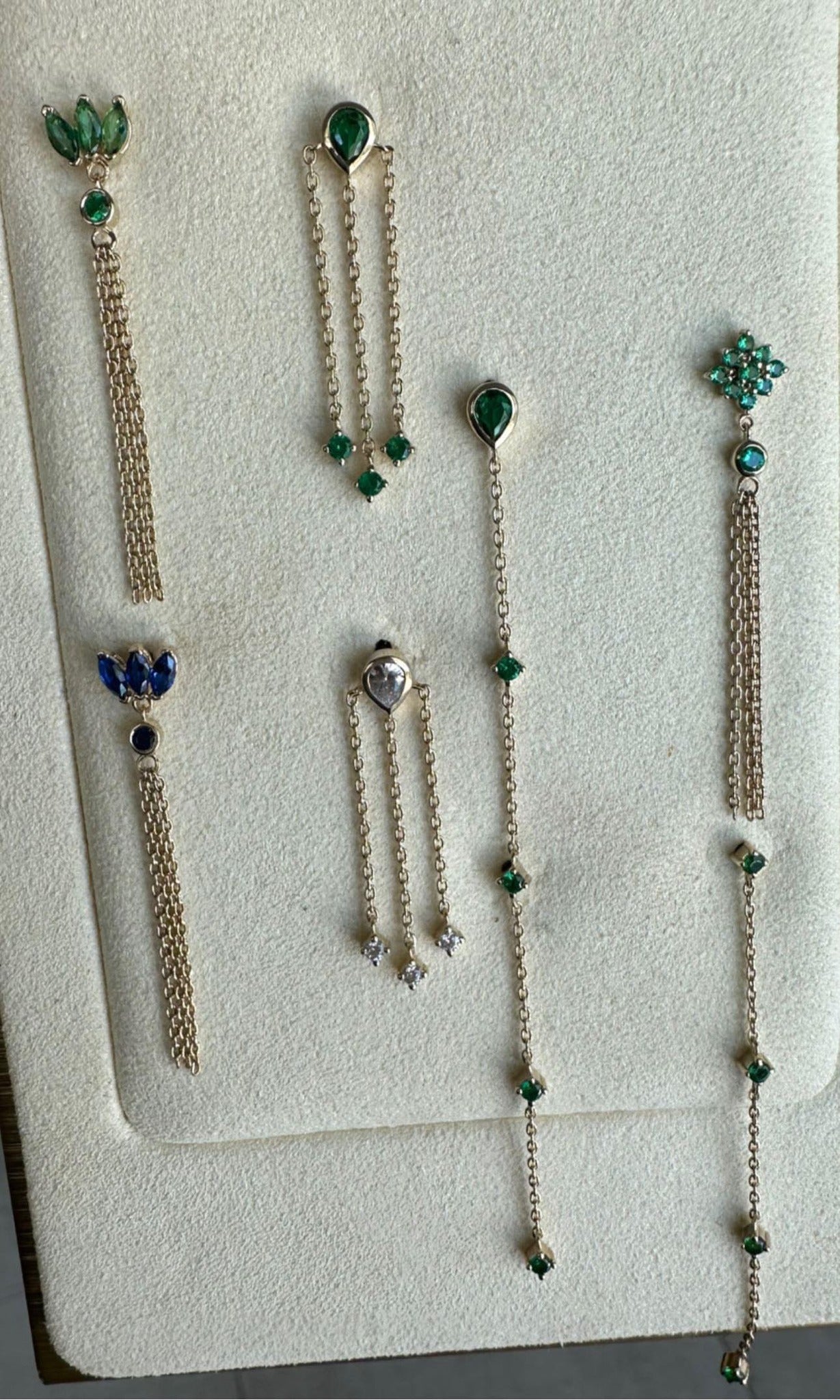 14k-gold-long-CZ-flower-piercing-sapphire-jewelry