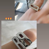 Initial Signet Ring